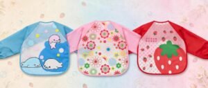 Waterproof Baby Bibs with Full Sleeves