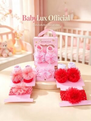Face Box Pack Baby-Princes Hair-band and socks