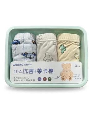 Mint Green Tray Box — Pack of Baby Boy Boxers