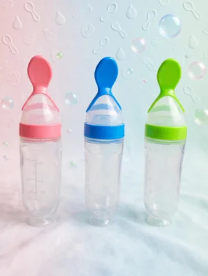 Pastel Baby Spoon Bottles